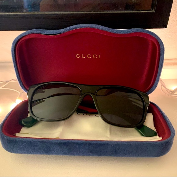 Gucci Other - Authentic Gucci Rectangular-Frame Acetate Sunglasses.